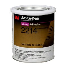 3M™ Scotch-Weld™ Epoxy Adhesive 2214 Regular, Gray, 1 Quart Can, 2/case