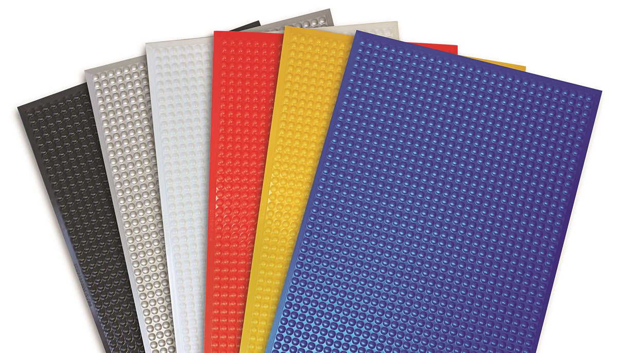 Ergomat Infinity Bubble Black General Rubber & Plastics