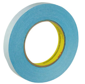 3M™ Repulpable Double Coated Flying Splice Tape R3229B, Blue, 36 mm x 55 m, 6.2 mil, 24 Rolls/Case