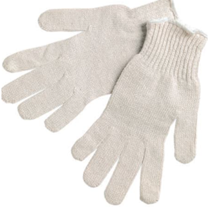 9500LZ-2NDS String Knit Gloves, Large, 12 pairs/pack