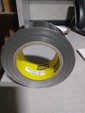 3M™ High Temperature Aluminum Foil Glass Cloth Tape 363, Silver, 2 in x 36 yd, 7.3 mil.
