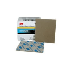 3M™ Softback Sanding Sponge 02601, 4-1/2 in x 5-1/2 in, (115mm x
140mm), Ultrafine, 20 Sponges/Pack, 6 Packs/Case