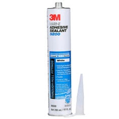 3M™ Marine Adhesive Sealant 5200, PN06500, White, 295 mL Cartridge,
12/Case