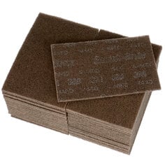 Scotch-Brite™ Heavy Duty Hand Pad 7440B, HP-HP, A/O Medium, Tan, 6 in x 9 in, 40 ea/Case, Bulk