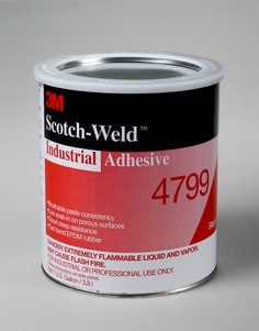 3M™ Industrial Adhesive 4799, Black, 1 Gallon Can, 4/case