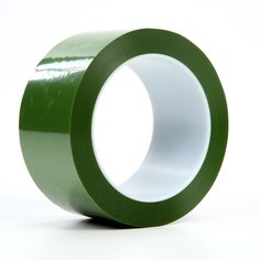 3M™ Polyester Tape 8403, Green, 2 in x 72 yd, 2.4 mil, 24 rolls per case