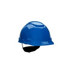 3M™ Hard Hat H-703V, Vented Blue 4-Point Ratchet Suspension, 20 EA/Case