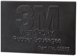 3M™ Wetordry™ Rubber Squeegee, 05518, 2 in x 3 in, 50 per case