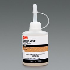 3M™ Scotch-Weld™ Instant Adhesive CA4, Clear, 1 fl oz Bottle, 12/case