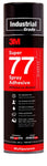 3M™ Super 77™ Classic Spray Adhesive, Clear, 24 fl oz Can (Net Wt 16.5
oz), 12/Case, NOT FOR SALE IN CA AND OTHER STATES