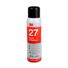 3M™ Multi-Purpose Spray Adhesive 27, Clear, 16 fl oz Can (Net Wt 13.05
oz), 12/Case, NOT FOR SALE IN CA AND OTHER STATES