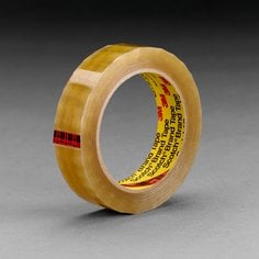 Scotch® Light Duty Packaging Tape 681, Clear, Moisture Chemical Resistant, 1-1/2 in x 72 yd, 24/Case