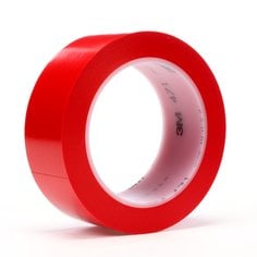 3M™ Vinyl Tape 471, Red, 2 in x 36 yd, 5.2 mil, 24 rolls per case