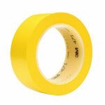 3M™ Vinyl Tape 471, Yellow, 2 in x 36 yd, 5.2 mil, 24 rolls per case