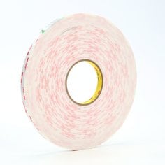 3M™ VHB™ Tape 4950, White, 1/2 in x 36 yd, 45 mil, 18 rolls per case