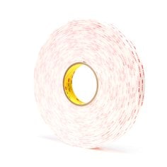 3M™ VHB™ Tape 4950, White, 1 in x 36 yd, 45 mil, 9 rolls per case