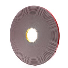 3M™ VHB™ Tape 4991, Gray, 1/2 in x 36 yd, 90 mil, 18 rolls per case