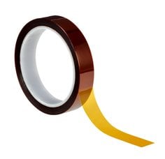 3M™ Polyimide Film Tape 5413 Amber, 3/4 in x 36 yds x 2.7 mil, 12/Case, Blister