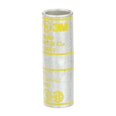 3M™ Scotchlok™ Copper Standard Barrel Connector 10009, up to 35 kV, 250
kcmil, Yellow, 3/Case