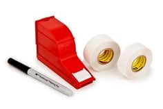 3M™ ScotchCode™ Wire Marker Write-On Dispenser with Tape and Pen SLW,
1.0 in x 5.0 in, 10/Case