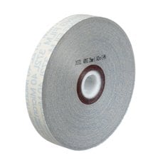 3M™ Microfinishing Film Roll 372L, 30 Mic 5MIL, 1.496 in x 450 ft x 1 in
(38mmx137.25m), Plastic Core, ASO, End Roll Mark Black