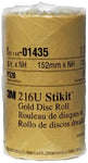 3M™ Stikit™ Gold Disc Roll, 01435, 6 in, P320, 175 discs per roll, 6
rolls per case