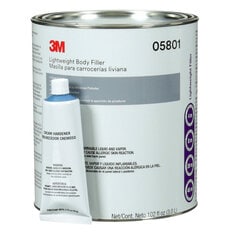 3M™ Lightweight Body Filler, 05801, 1 gal, 4 per case