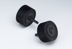 3M™ Rubber Cushion Polishing Wheel 45129, 2 in x 1 in x 1/4 in