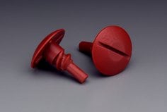 3M™ Roloc™ + Button 7, 3/8 in Red