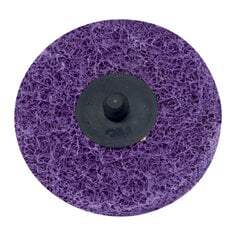 Scotch-Brite™ Roloc™ HS Blend and Finish Disc, TR, 3 in x NH A MED,
25/Carton, 100 ea/Case