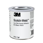 3M™ Scotch-Weld™ Low Odor Acrylic Adhesive 810, Black, Part B, 1 Gallon
Can, 4/case