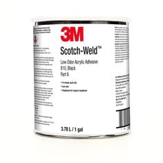 3M™ Scotch-Weld™ Low Odor Acrylic Adhesive 810, Black, Part A, 1 Gallon
Can, 4/case