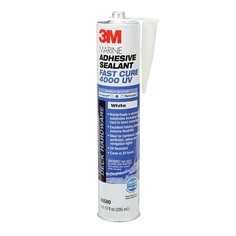 3M™ Marine Adhesive Sealant 4000 UV, PN06580, White, 295 mL Cartridge,
12/Case