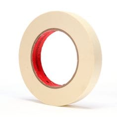 Scotch® High Performance Masking Tape 213, Tan, 3/4 in x 60 yd, 6.5 mil, 48/Case