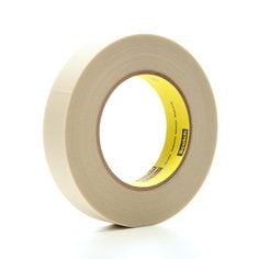 3M™ Glass Cloth Tape 361, White, 1 in x 60 yd, 6.4 mil, 36 rolls per
case