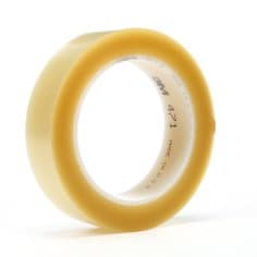 3M™ Vinyl Tape 471, Transparent, 3/4 in x 36 yd, 5.2 mil, 48 rolls per
case
