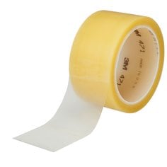 3M™ Vinyl Tape 471, Transparent, 1 1/2 in x 36 yd, 5.2 mil, 24 rolls per
case