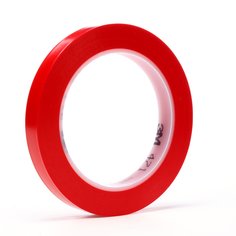 3M™ Vinyl Tape 471, Red, 3/4 in x 36 yd, 5.2 mil, 48 rolls per case