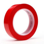 3M™ Vinyl Tape 471, Red, 1 in x 36 yd, 5.2 mil, 36 rolls per case