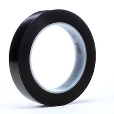 3M™ Vinyl Tape 471, Black, 3/4 in x 36 yd, 5.2 mil, 48 rolls per case