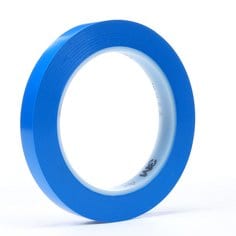 3M™ Vinyl Tape 471, Blue, 3/4 in x 36 yd, 5.2 mil, 48 rolls per case