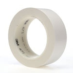 3M™ Vinyl Tape 471, White, 1 1/2 in x 36 yd, 5.2 mil, 24 rolls per case