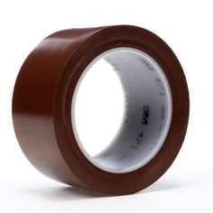 3M™ Vinyl Tape 471, Brown, 2 in x 36 yd, 5.2 mil, 24 rolls per case