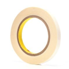 3M™ Double Coated Tape 444, Clear, 1/2 in x 36 yd, 3.9 mil, 72 rolls per
case