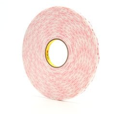 3M™ VHB™ Tape 4930, White, 1/2 in x 72 yd, 25 mil, 18 Roll/Case