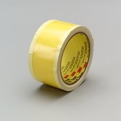 3M™ Riveters Tape 695, Yellow with White Adhesive, 2 in x 36 yd, 3 mil,
24 rolls per case