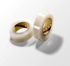 Scotch® Stretchable Tape 8884, Clear, 36 mm x 55 m, 5 mil, 24 Rolls/Case