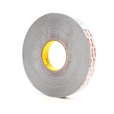3M™ VHB™ Tape 4926, Gray, 1 in x 72 yd, 15 mil, 9 rolls per case