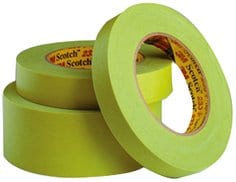 Scotch® Performance Masking Tape 233+ 26344, Green, 6 mm x 55 m, 96/Case