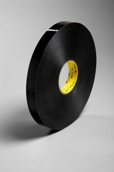 3M™ VHB™ Tape 4929, Black, 46 in x 72 yd, 25 mil, 1 roll per case